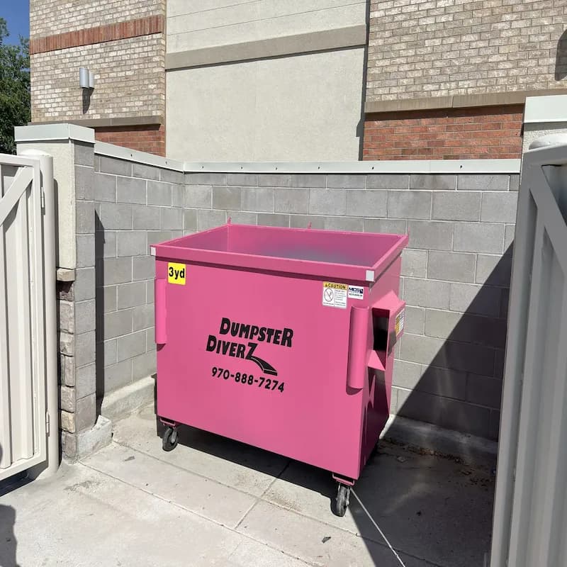 2 yard commercial dumpster for small businesses