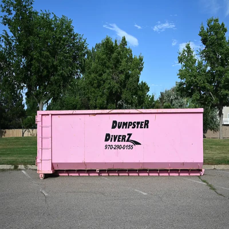 12 Yard roll-off dumpster container - Professional waste management